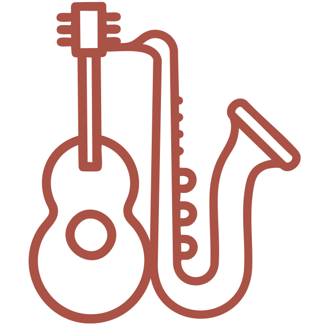 Waterville music studio with instrument tracking available